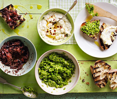 THE IDEAL RECIPE FOR TOASTED SOURDOUGH THREE WAYS