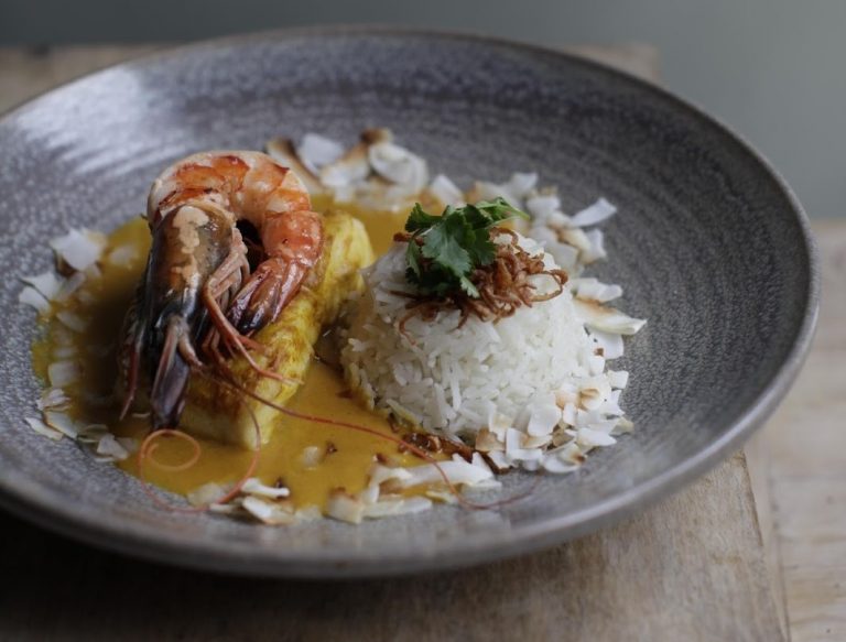 IDEAL FOR DINNER: MALABAR FISH CURRY WITH TOASTED COCONUT FROM BRASSERIE BLANC