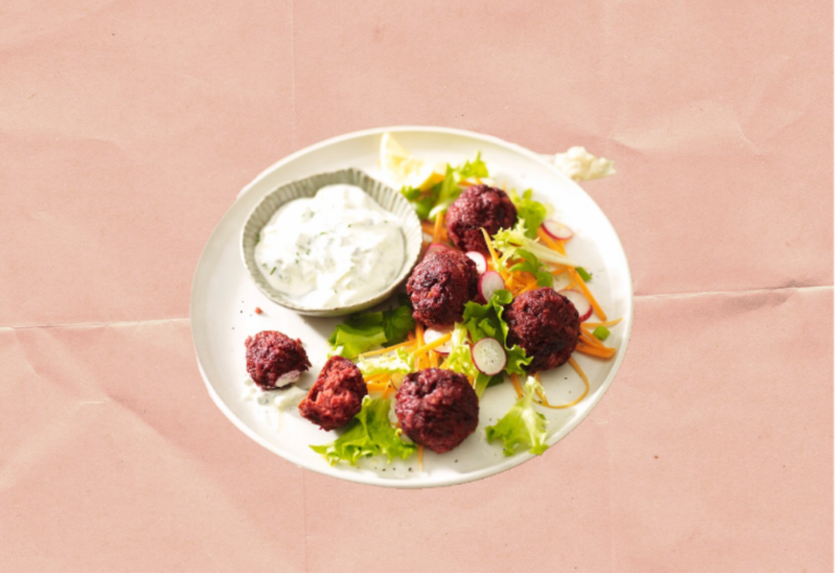 THE IDEAL RECIPE FOR BAKED BEETROOT FALAFEL