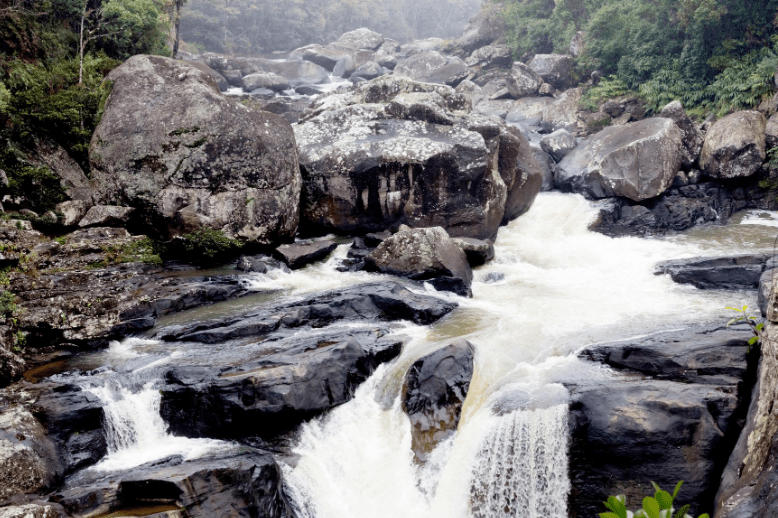 waterfall in Ranomafana