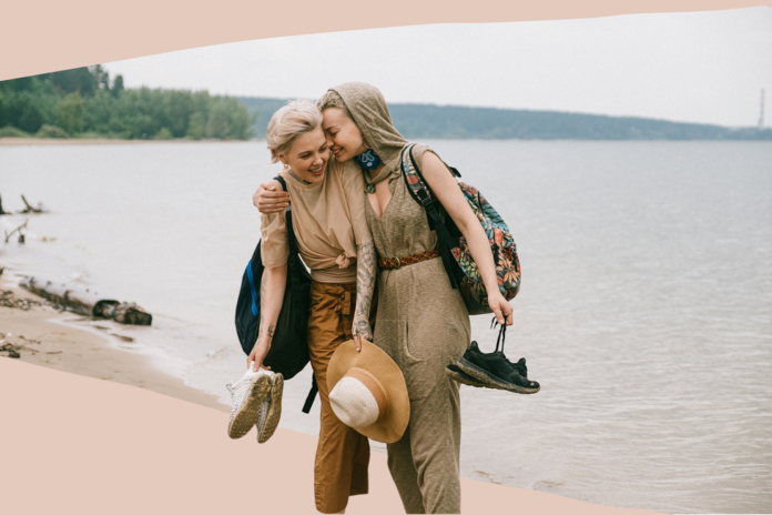 couple beach