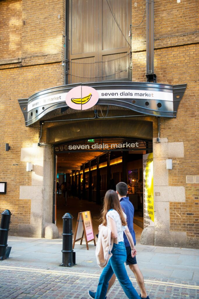 Seven Dials Market - one of the best places to eat in Covent Garden