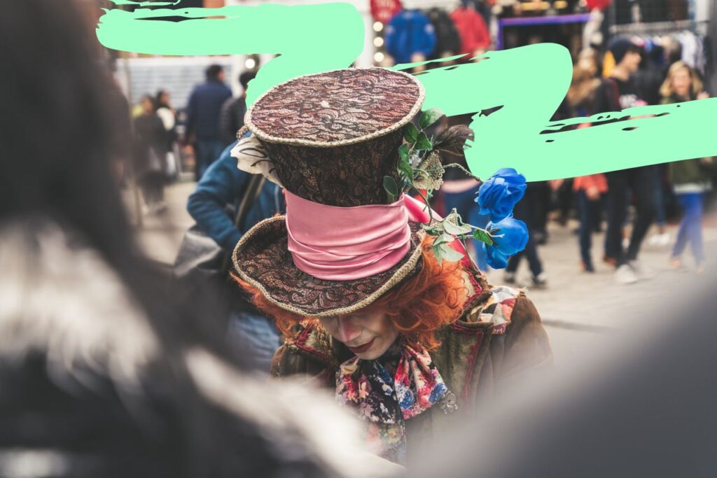 Street performer in Covent Garden