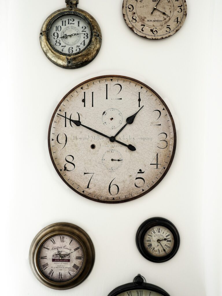 vintage wall clock 