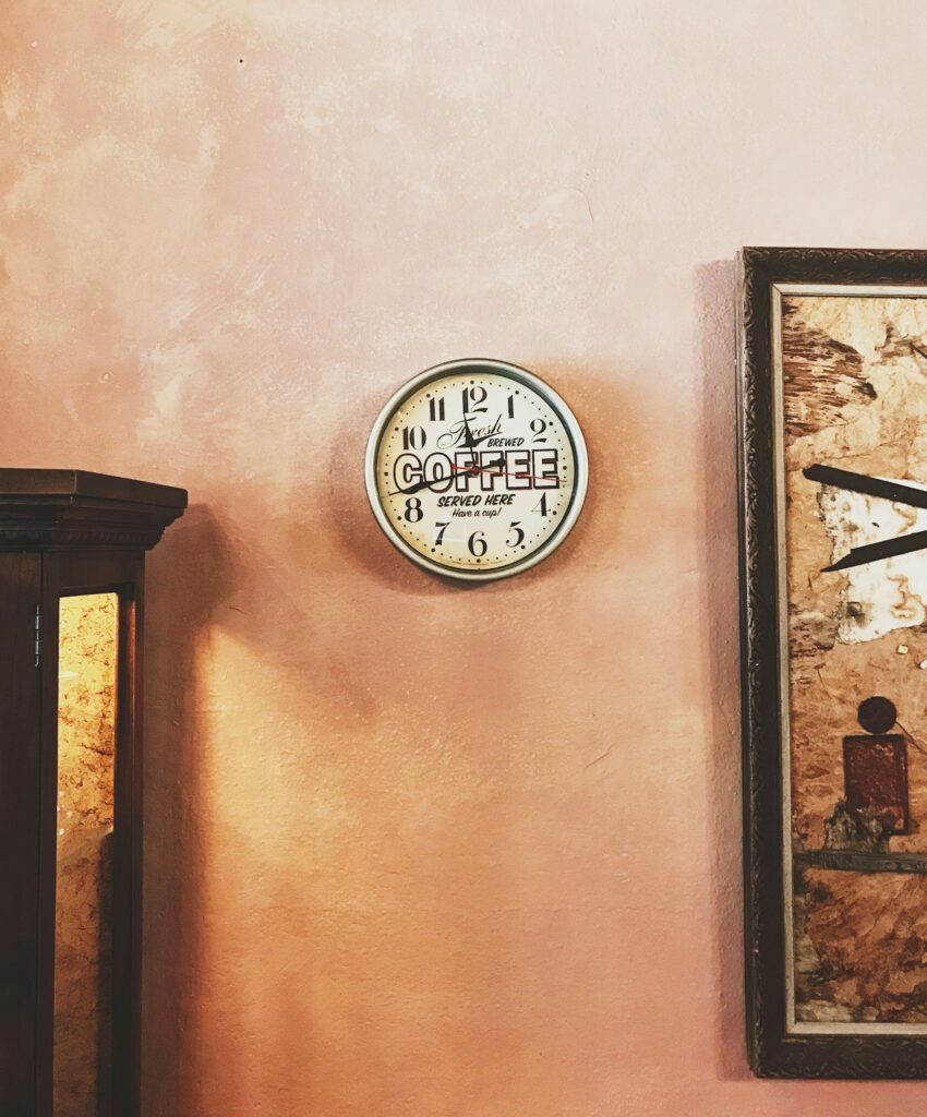 vintage wall clock 