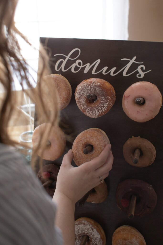 doughnut stand