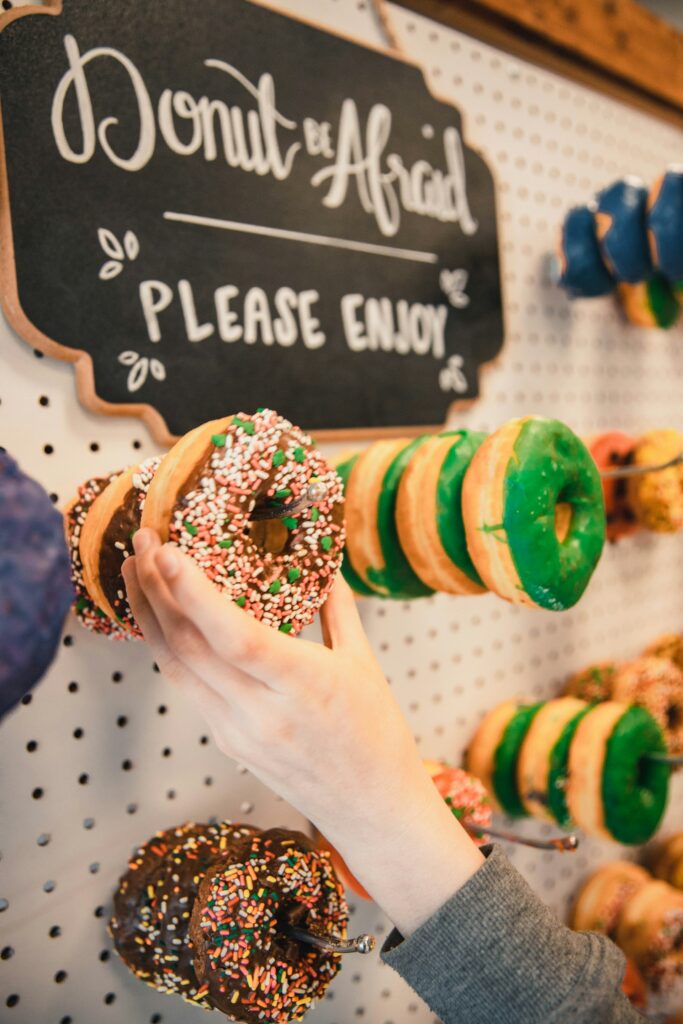 doughnut stand