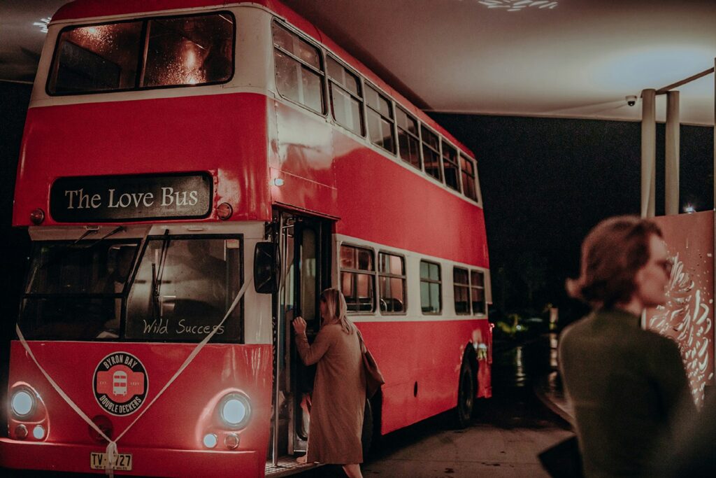 wedding bus