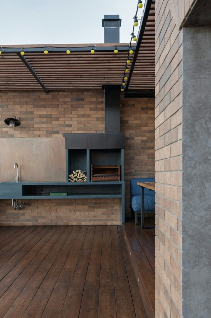 outdoor kitchen
