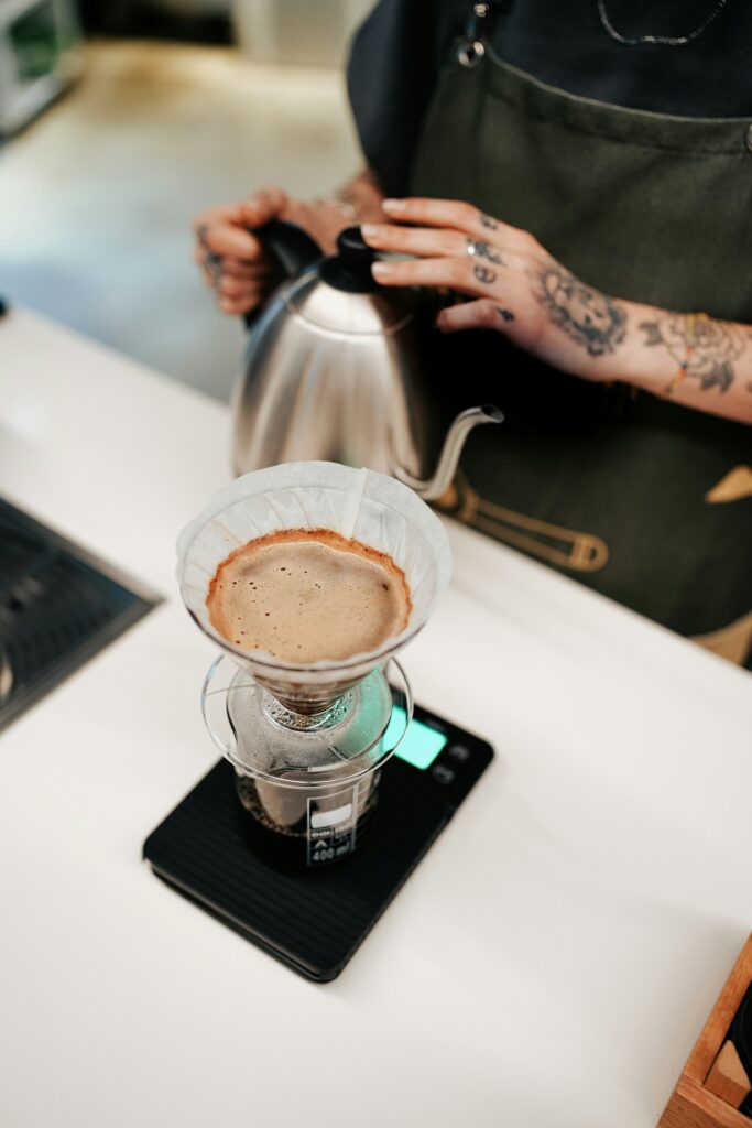 pour over coffee