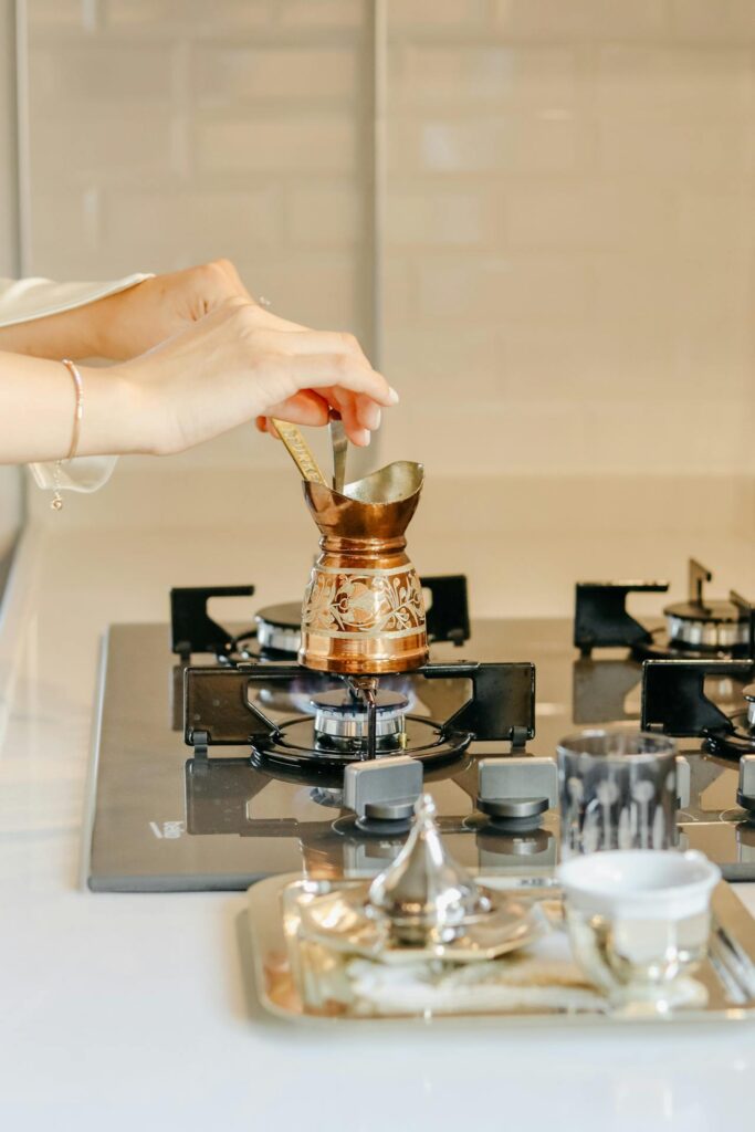 Turkish coffee at home